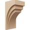 Ekena Millwork 10"W x 10"D x 20"H Wide Rockford Rough Cedar Woodgrain TimberThane Corbel, Primed Tan CORUR10X10X20ROCRCPR - alternate 1